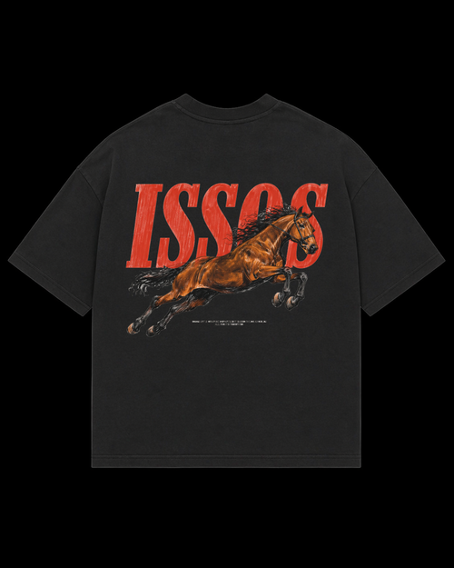 ISSOS Crimson Horse Oversize Tişört