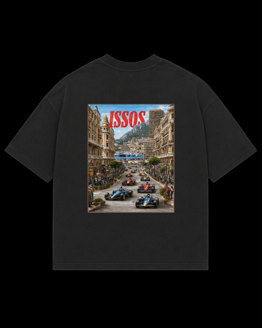 ISSOS Monaco Grand Prix Oversize Tişört